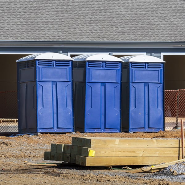 how do you ensure the portable restrooms are secure and safe from vandalism during an event in West Warwick